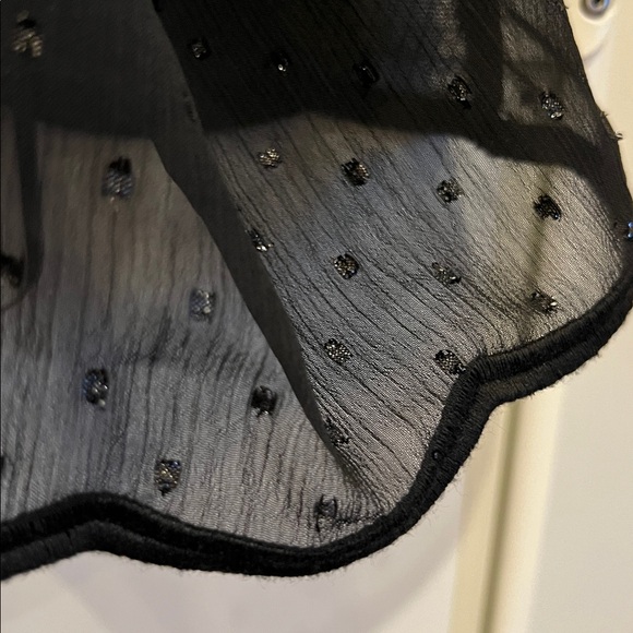 Zara Black Dot Sheer Camisole - Picture 7 of 8